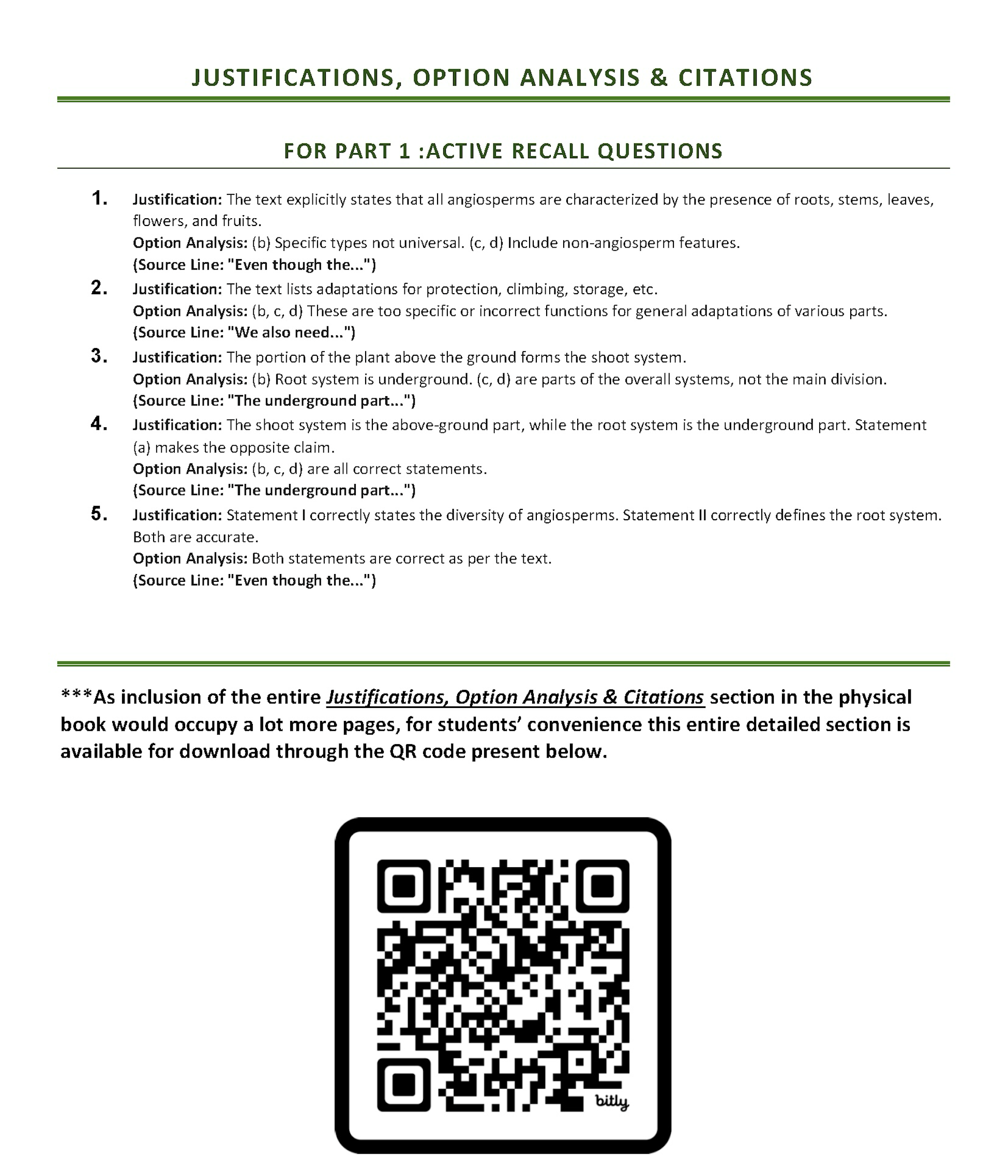 Sample Answers from NEET Codex